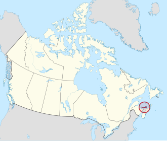 Prince Edward Island Location Prince Edward Island Location